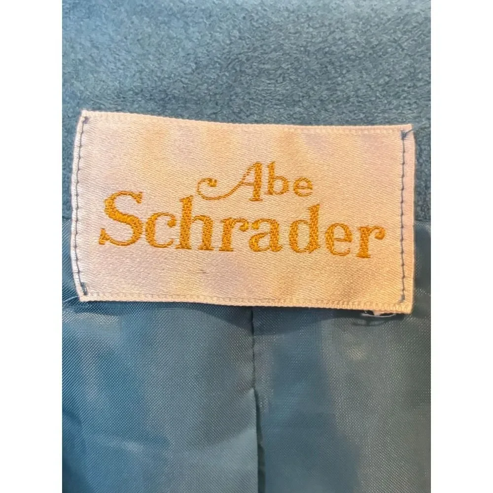 Abe Schrader Vintage Blazer Jacket Women's Career‎ Classic Blue Size 12 - Picture 3 of 5